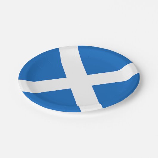 Schottland Pappteller (Schrägansicht)