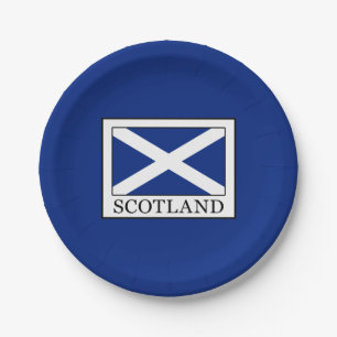 Schottland Pappteller