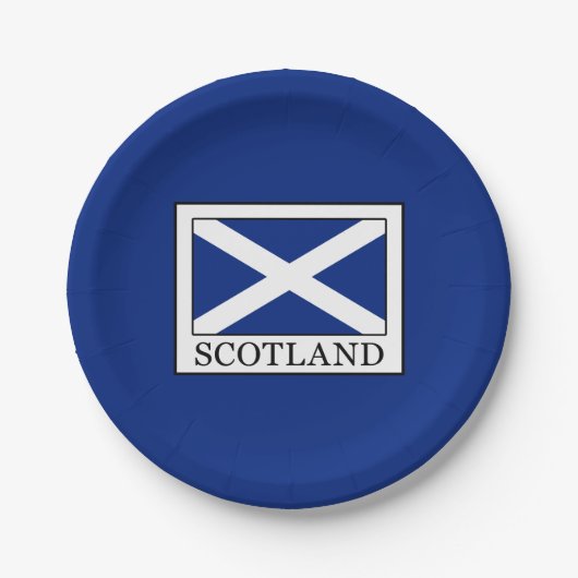 Schottland Pappteller (Vorderseite)