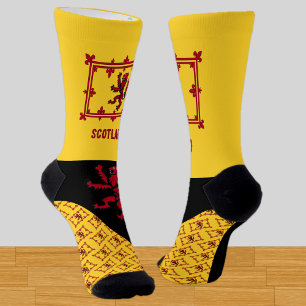 Schottland, patriotisch, Rampant, schottische Flag Socken