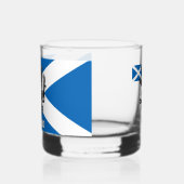 Schottland, patriotisch, Rampant, Schottische Flag Whiskyglas (Links)