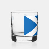 Schottland, patriotisch, Rampant, Schottische Flag Whiskyglas (Rechts)