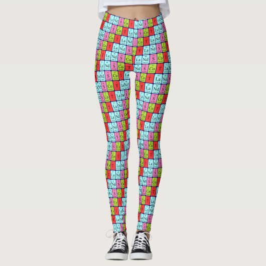 Schottland patriotische Periodentafeln Leggings (1 (Vorderseite)