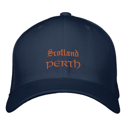 Schottland & PERTH mode / Scottish Patriots Bestickte Baseballkappe (Vorderseite)