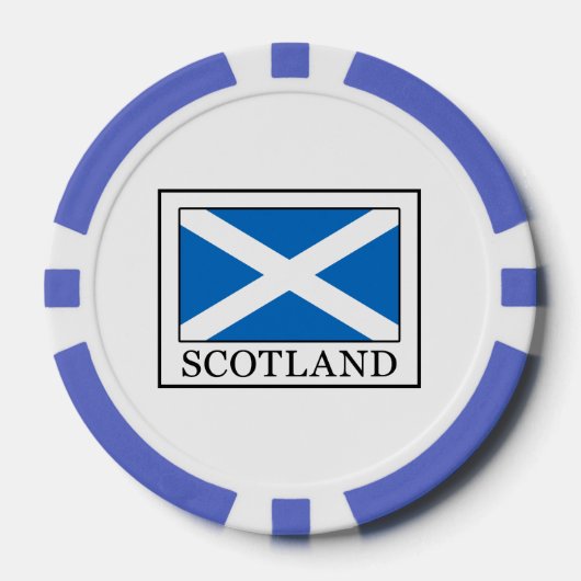 Schottland Pokerchips (Vorderseite)