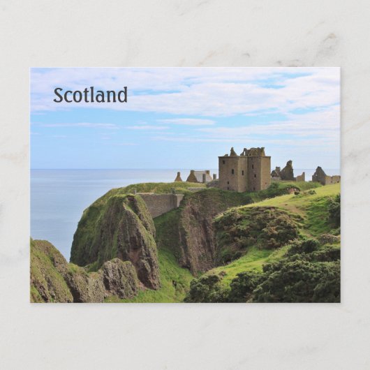 Schottland Postcard mit schönem Schloss Postkarte (Vorderseite)
