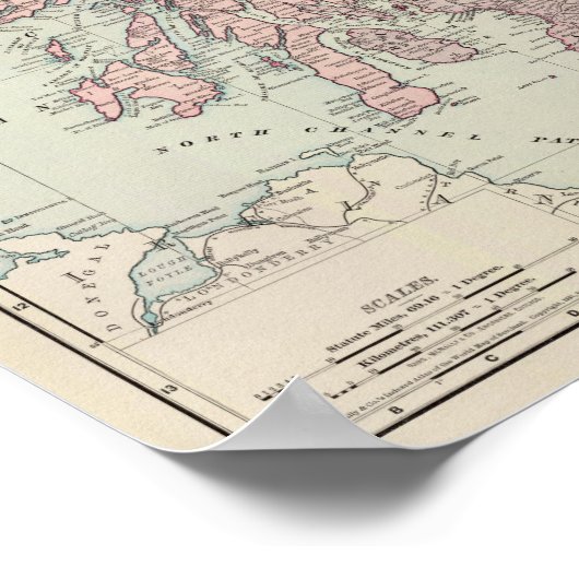 Schottland Poster (Ecke)