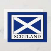 Schottland Postkarte (Vorne/Hinten)