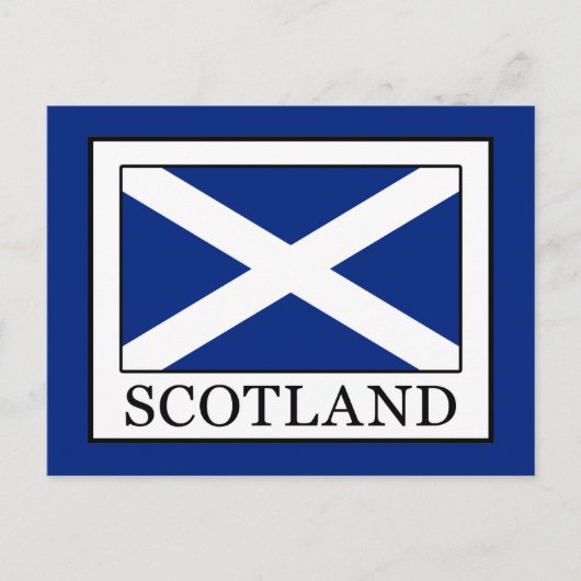 Schottland Postkarte (Vorderseite)