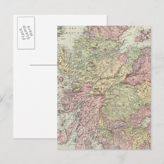 Schottland Postkarte (Vorne/Hinten)