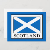 Schottland Postkarte (Vorne/Hinten)