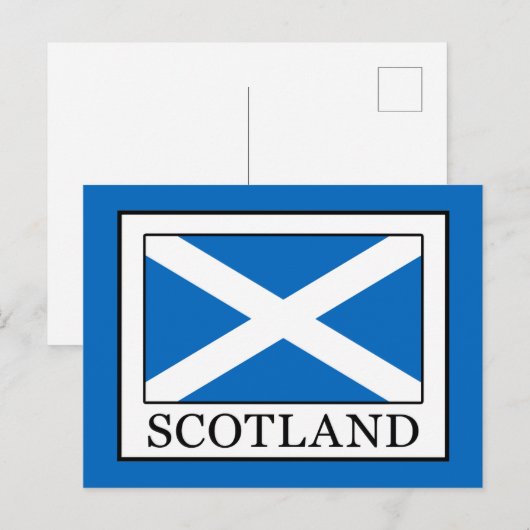 Schottland Postkarte (Vorne/Hinten)