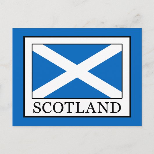 Schottland Postkarte (Vorderseite)