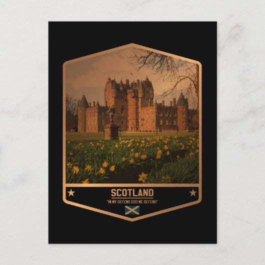 Schottland Postkarte (Vorderseite)