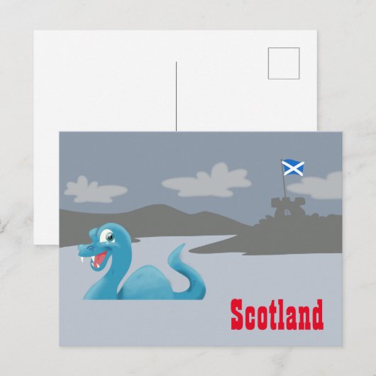 Schottland Postkarte (Vorne/Hinten)