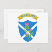 Schottland Postkarte (Vorne/Hinten)