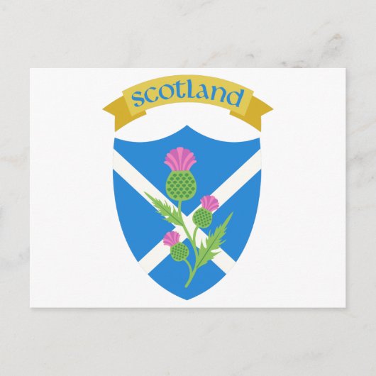 Schottland Postkarte (Vorderseite)