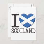 Schottland Postkarte (Vorne/Hinten)