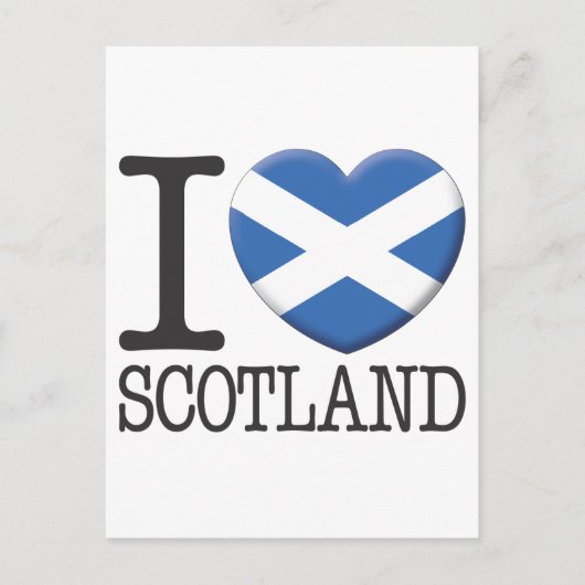 Schottland Postkarte (Vorderseite)