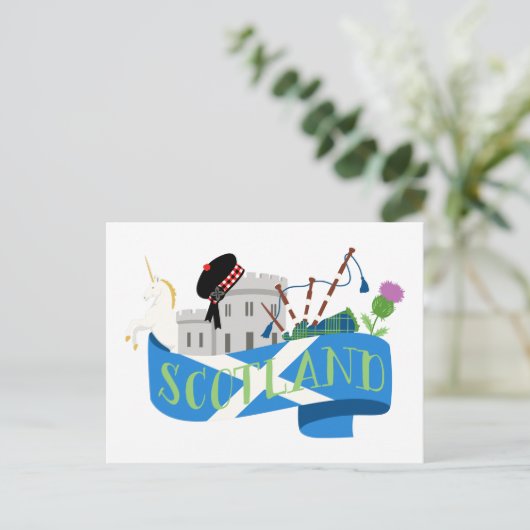 Schottland Postkarte (Stehend Vorderseite)