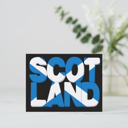 Schottland Postkarte (Stehend Vorderseite)