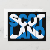 Schottland Postkarte (Vorne/Hinten)
