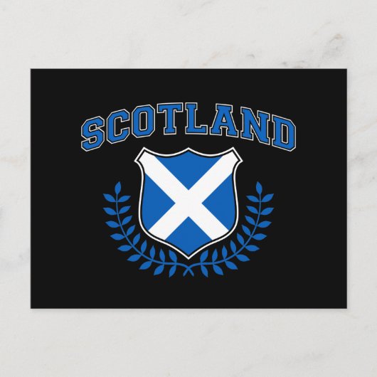 Schottland Postkarte (Vorderseite)