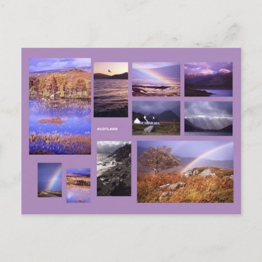 Schottland Postkarte (Vorderseite)