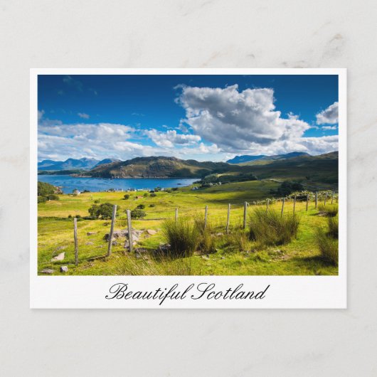 Schottland Postkarte (Vorderseite)