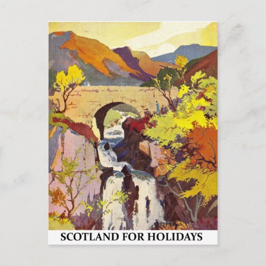 Schottland Postkarte (Vorderseite)