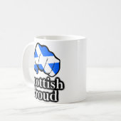 Schottland Proud Schottland Flag Kaffeetasse (Vorderseite Links)
