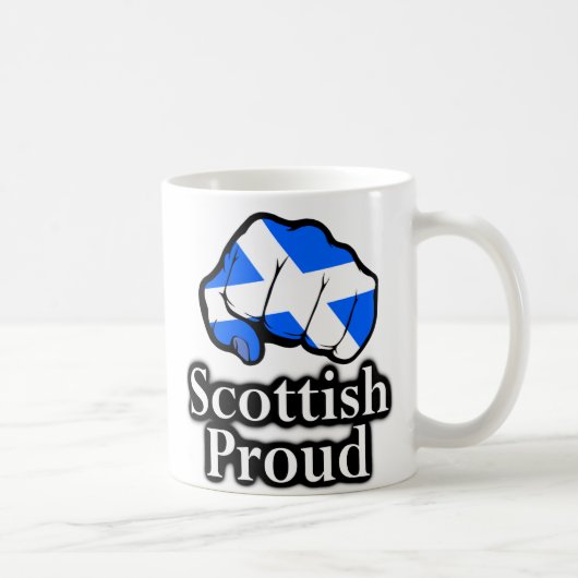 Schottland Proud Schottland Flag Kaffeetasse (Rechts)
