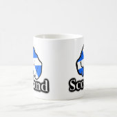 Schottland Proud Scottish Flag Fire Kaffeetasse (Mittel)