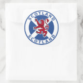 Schottland Quadratischer Aufkleber (Tasche)