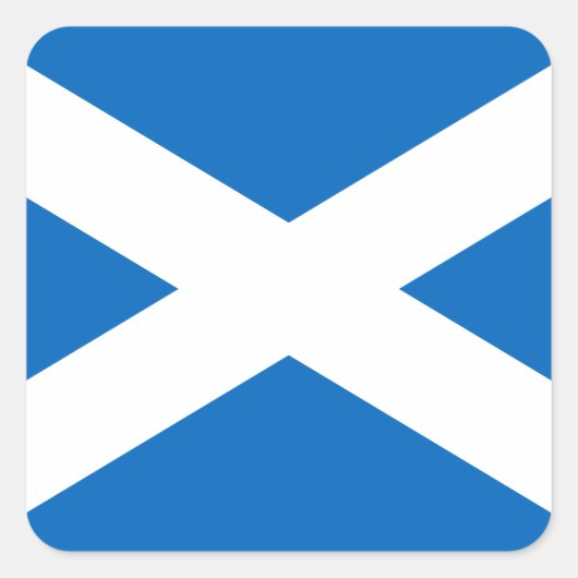 Schottland Quadratischer Aufkleber (Vorderseite)