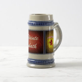 Schottland, Rampant Löwe, Flagge, Slainte Mhath Bierglas