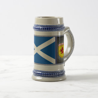 Schottland, Rampant Löwe, Flagge, St. Andrews Flag Bierglas