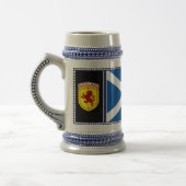 Schottland, Rampant Löwe, Flagge, St. Andrews Flag Bierglas (Links)