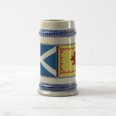 Schottland, Rampant Löwe, Flagge, St. Andrews Flag Bierglas (Mittel)