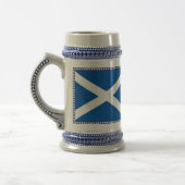 Schottland, Rampant Löwe, Flagge, St. Andrews Flag Bierglas (Links)