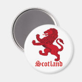 Schottland, Rampant-Löwe Magnet (Vorderseite/Rückseite)