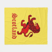 Schottland Rampant Löwe/Südland uralter, wuchernde Fleecedecke (Vorderseite (Horizontal))