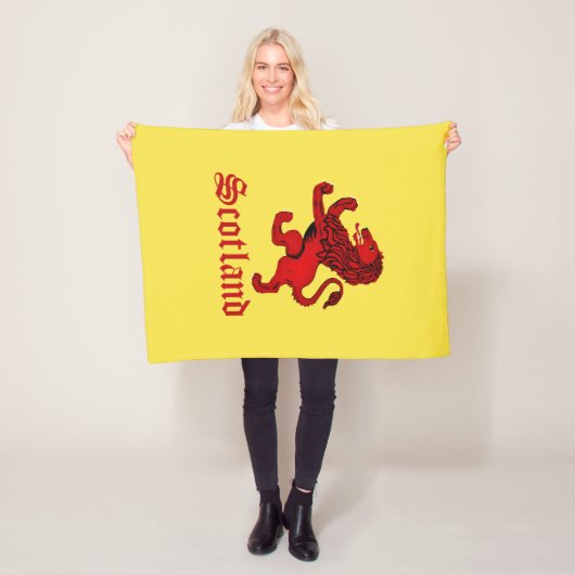 Schottland Rampant Löwe/Südland uralter, wuchernde Fleecedecke (Beispiel)
