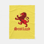 Schottland Rampant Löwe/Südland uralter, wuchernde Fleecedecke (Vorderseite)