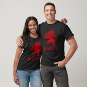 Schottland, Rampant Löwe T-Shirt (Unisex)