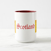 Schottland Rampant Löwe, tapfer für immer Tasse (Zentrum)