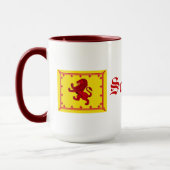 Schottland Rampant Löwe, tapfer für immer Tasse (Links)