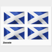Schottland Rechteckiger Aufkleber (Blatt)