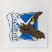 Schottland Reise Logo Puzzle (Horizontal)