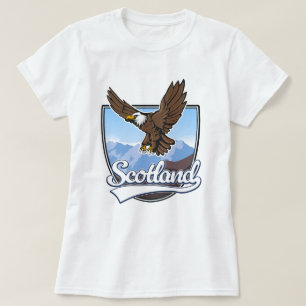 Schottland Reise Logo T-Shirt